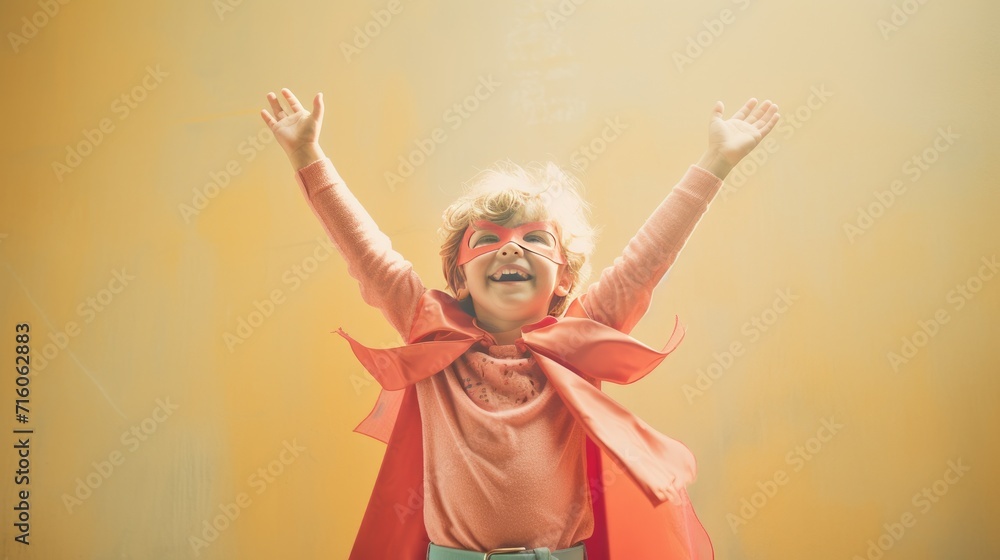 Fototapeta premium Child Superhero 