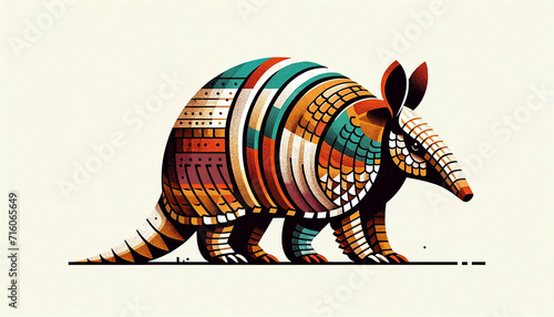 armadillo illustration photo