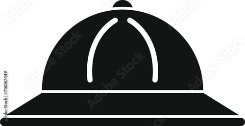 Outdoor nature hat icon simple vector. Remote sea campfire. Outdoor car