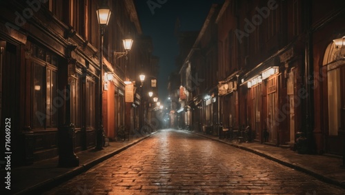 old street in the night © ART Forge