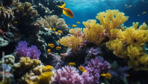 Underwater Coral Exploration, a snapshot of life beneath the waves, the vibrant coral teeming