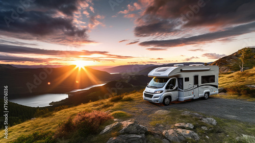 Luxury Motorhome in a National Park: A state-of-the-art motorhome with all the comforts of home parks photo