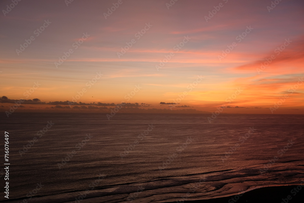 sunset over the sea sunset over the sea