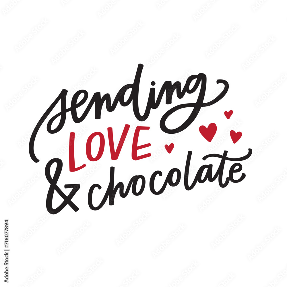 Sending love and chocolate Sending love and chocolate