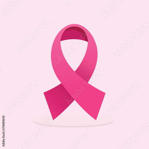 vector breast cancer awareness pink ribbon design