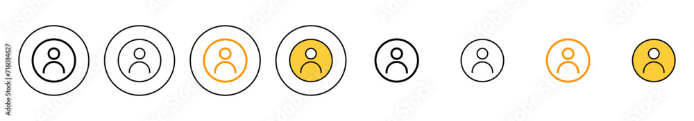 User Icon set vector. person sign and symbol. people icon. User Icon set vector. person sign and symbol. people icon.