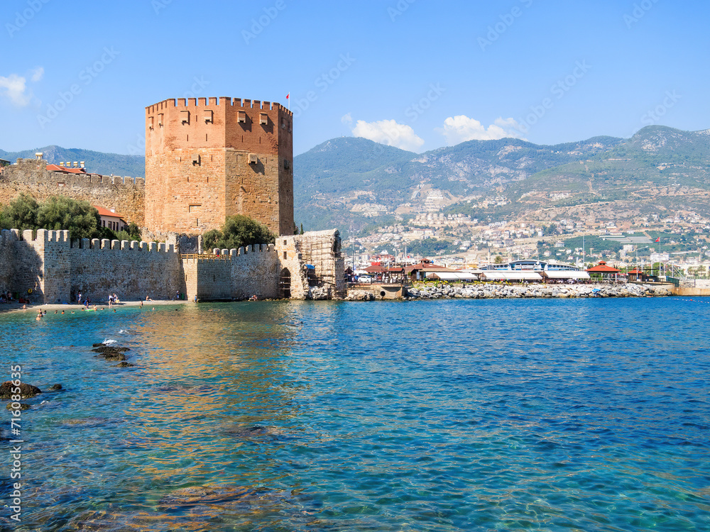 The Red Tower, Alanya, Turkey