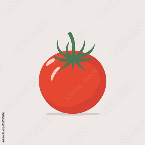 Red tomato illustration vector design