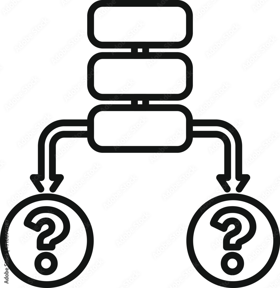 Lost block different icon outline vector. Square report. Brain compact Lost block different icon outline vector. Square report. Brain compact