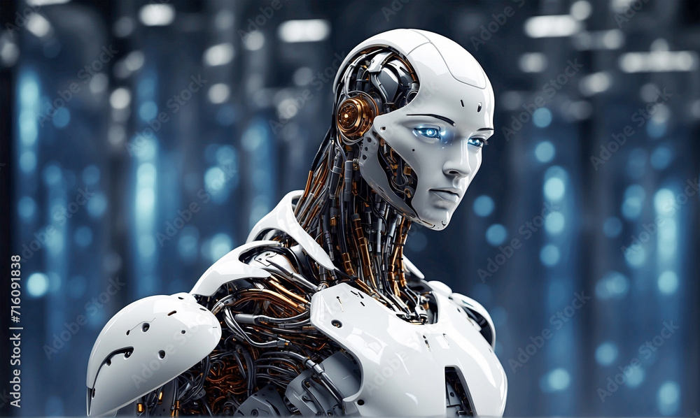 Artificial Intelligence 3D Robot