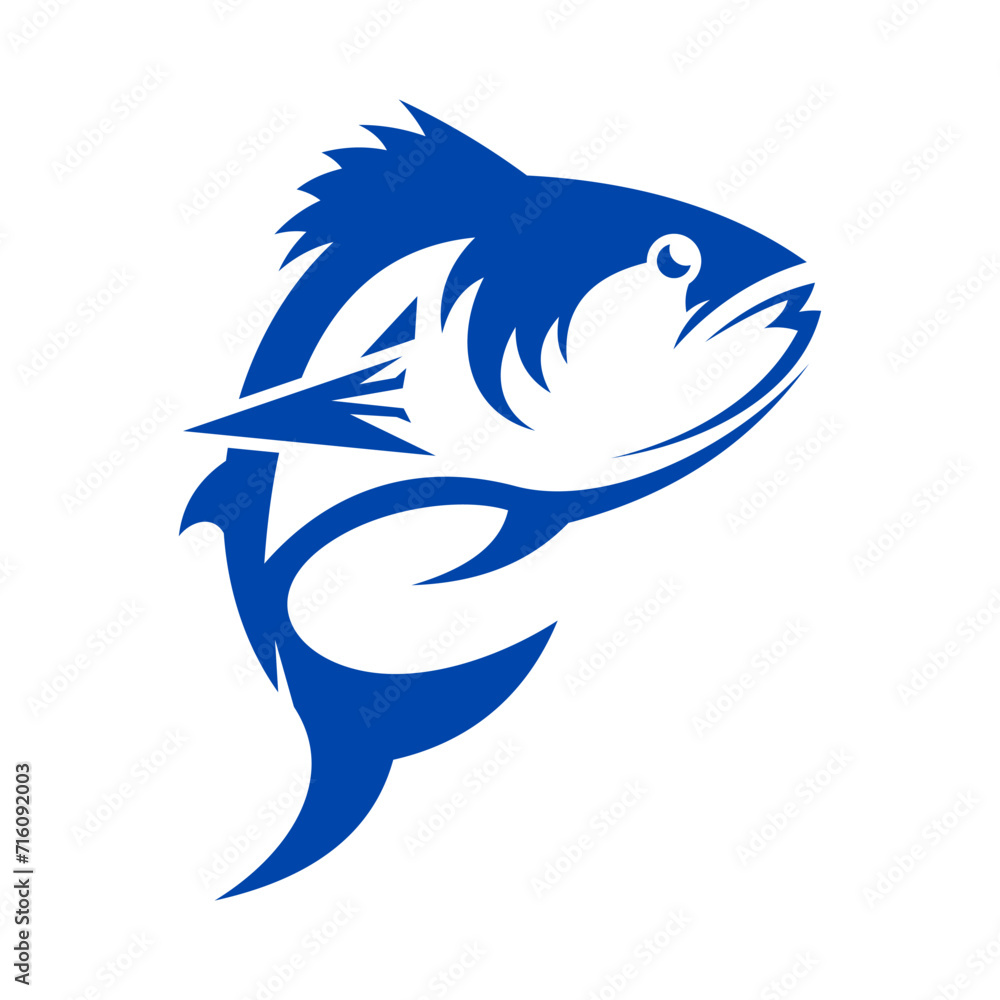 Fish Vector Logo Design Template Fish Vector Logo Design Template