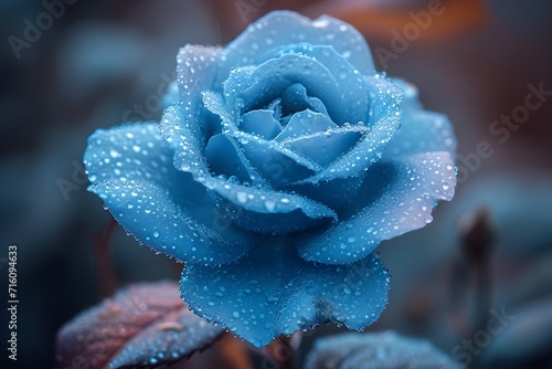 Fotomurale 一輪の青い薔薇