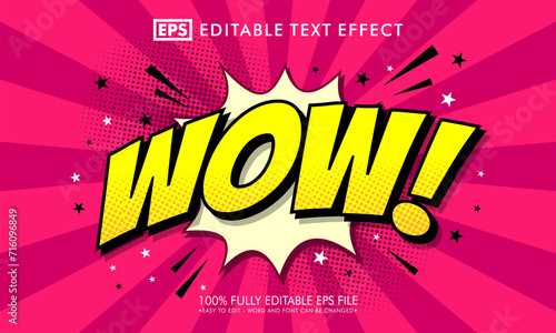 comic editable text effect