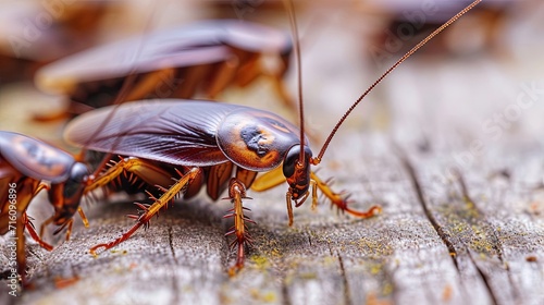Cockroachs on Wood