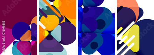Geometric elements abstract backgrounds for wallpaper, business card, cover, poster, banner, brochure, header, website
