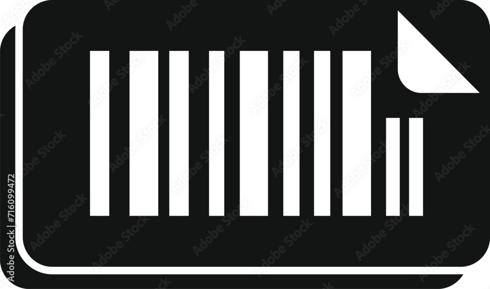 Bar code icon simple vector. Scan new product. Sign design city Bar code icon simple vector. Scan new product. Sign design city