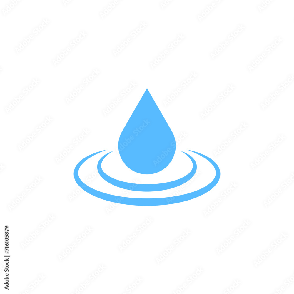 Droplet icon. Drop falls, water droplet. Vector illustration. EPS 10. Droplet icon. Drop falls, water droplet. Vector illustration. EPS 10.