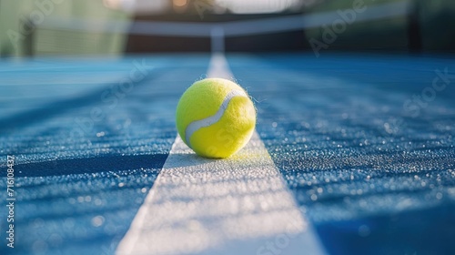 Tennis ball in Court
