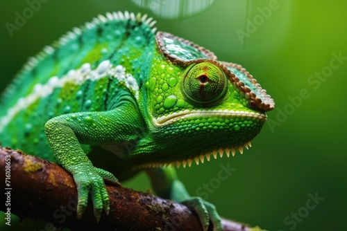 Stunning close ups of a chameleon in nature