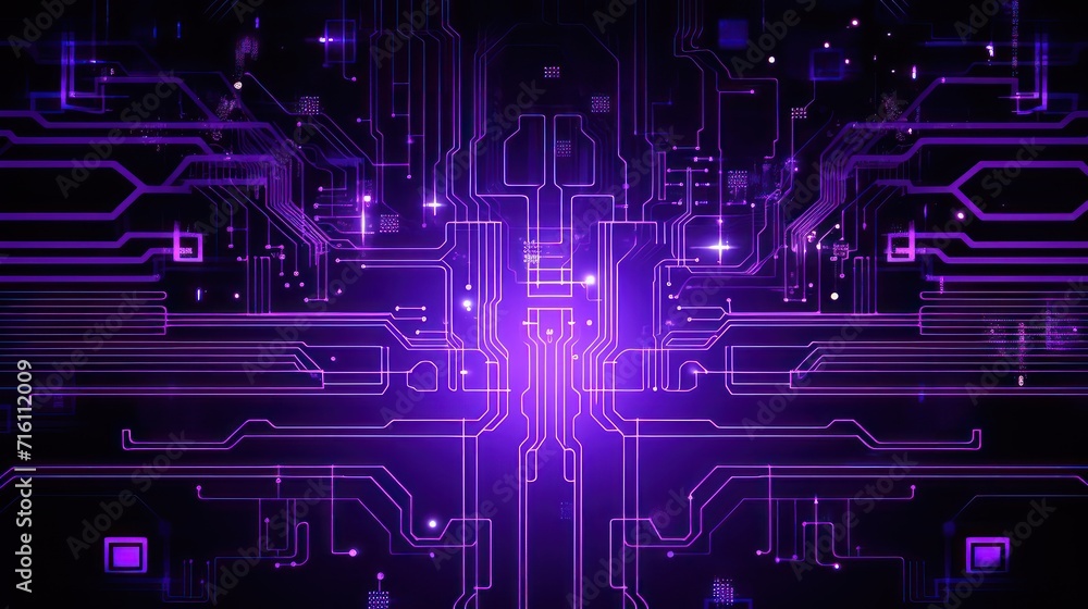 Digital technology background. Network connection dots and lines. Futuristic background for presentation design. Generative AI Digital technology background. Network connection dots and lines. Futuristic background for presentation design. Generative AI