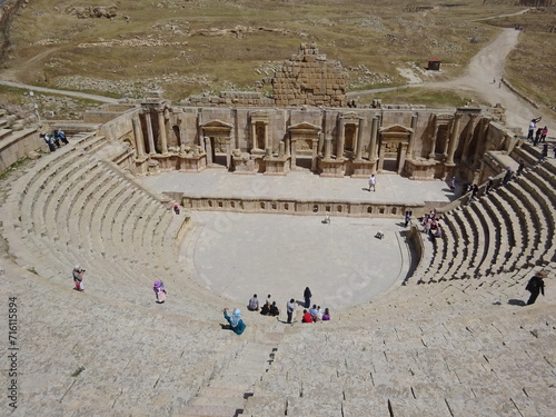 南劇場 ヨルダン・ジェラシュのローマ遺跡