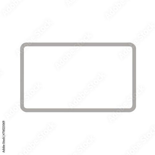 blank sign on white