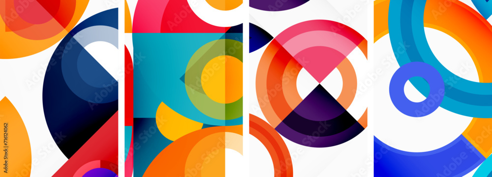 Round geometric elements and circles in background design for wallpaper, business card, cover, poster, banner, brochure, header, website Round geometric elements and circles in background design for wallpaper, business card, cover, poster, banner, brochure, header, website