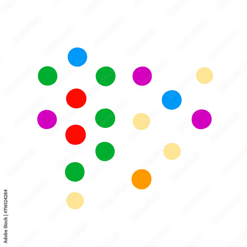 abstract colorful circles