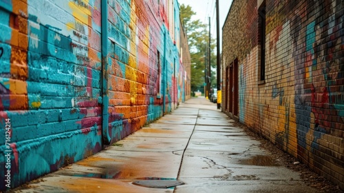 A photo of a colorful street mural, highlighting art and creativity in everyday surroundings. © Justlight