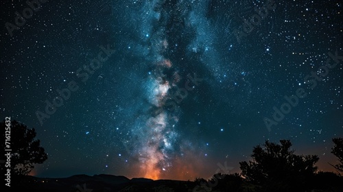 The Milky Way stretching across the night sky, filling the viewer with a sense of the vastness of the universe.