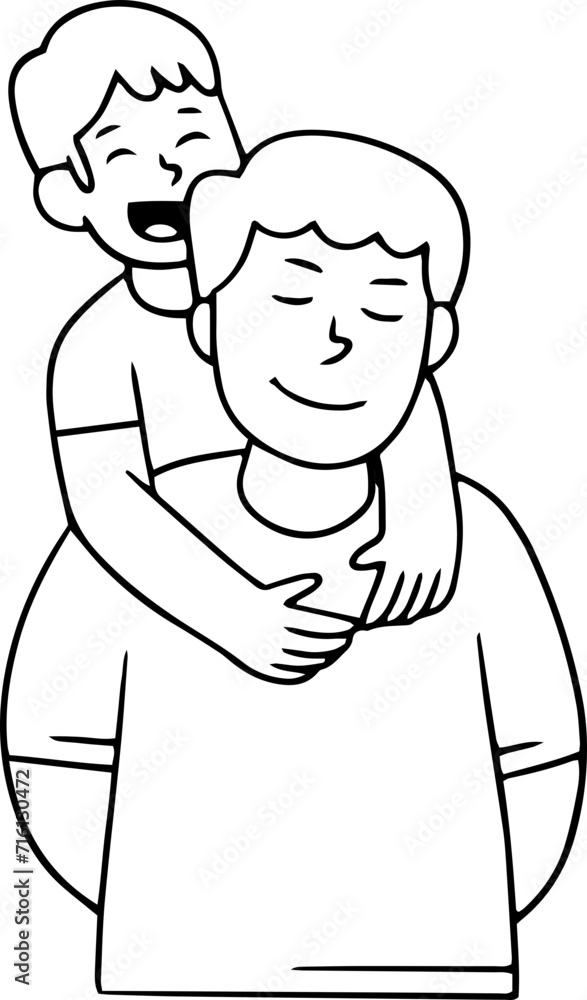 Father Day Doodle Element Father Day Doodle Element