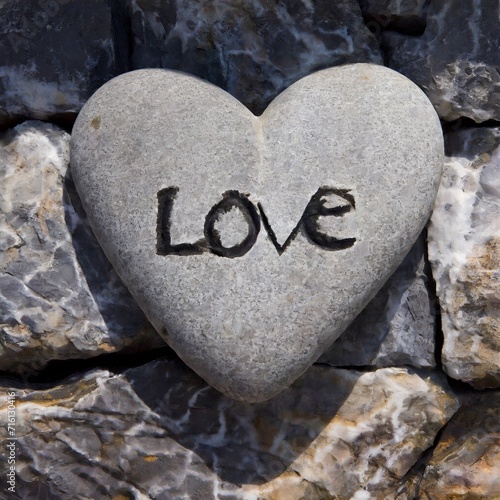 Love Heart stone