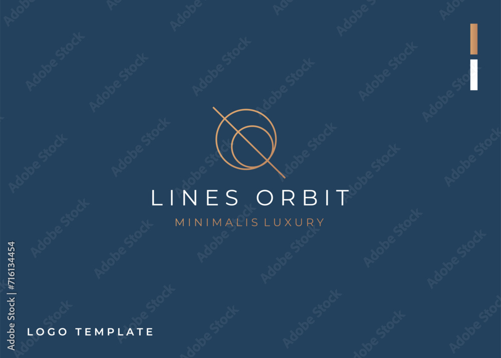 Minimal and luxury Geometric logo design template Minimal and luxury Geometric logo design template