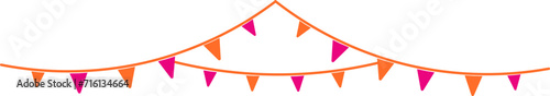 Simple Fiesta Flag Element