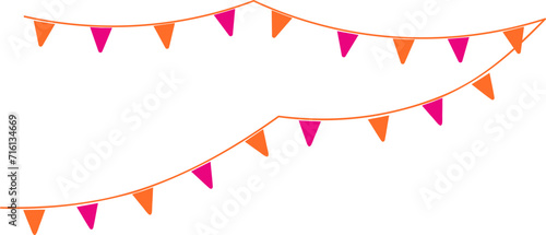 Simple Fiesta Flag Element