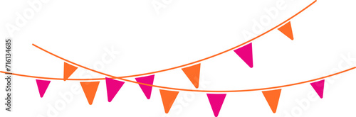 Simple Fiesta Flag Element