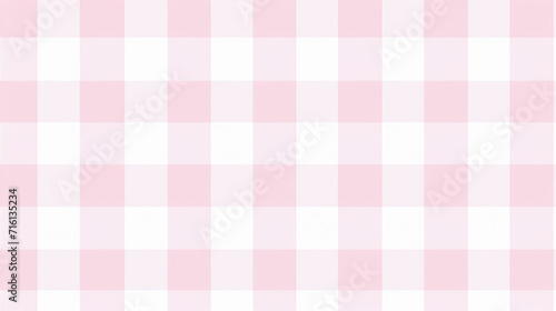 Pink and white gingham background. Texture for website, banner,  business, print design template  for design with copy space.