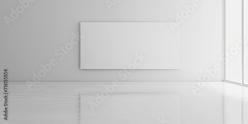 Clean minimal meeting interior room whiteboard empty space, conference rooms, business ideas, illustration, generated ai