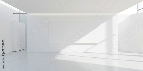 Wallpaper Mural Clean minimal meeting interior room whiteboard empty space, conference rooms, business ideas, illustration, generated ai Torontodigital.ca