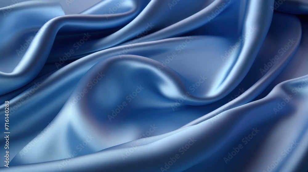 Fototapeta premium soft satin fabric texture luxurious shiny that is abstract silk cloth background with patterns soft waves beautiful