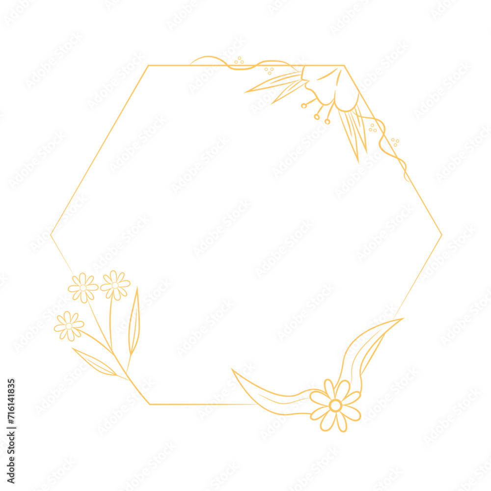 Floral Frame Background Floral Frame Background