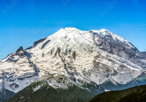 Mount Rainier Crystal Mountain Lookout Pierce County Washington