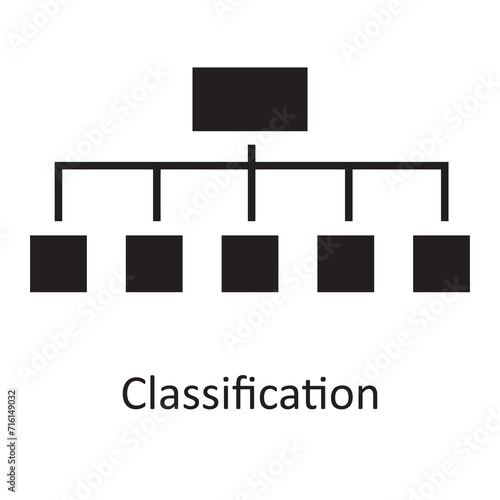 Classification icon. Simple trendy style illustration on white background..eps