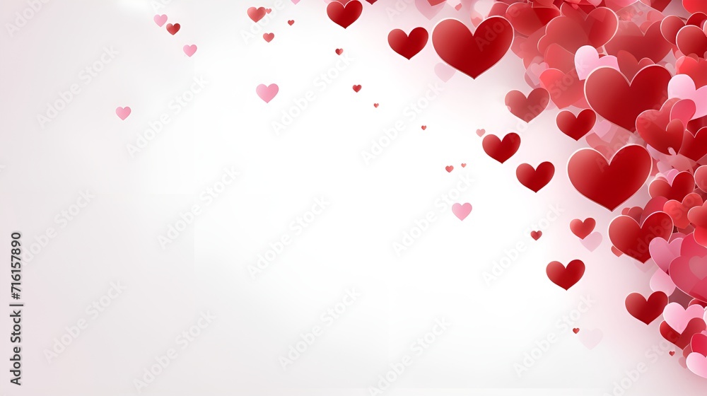 Love, Empty Banner Background with Hearts , love, empty banner background, hearts