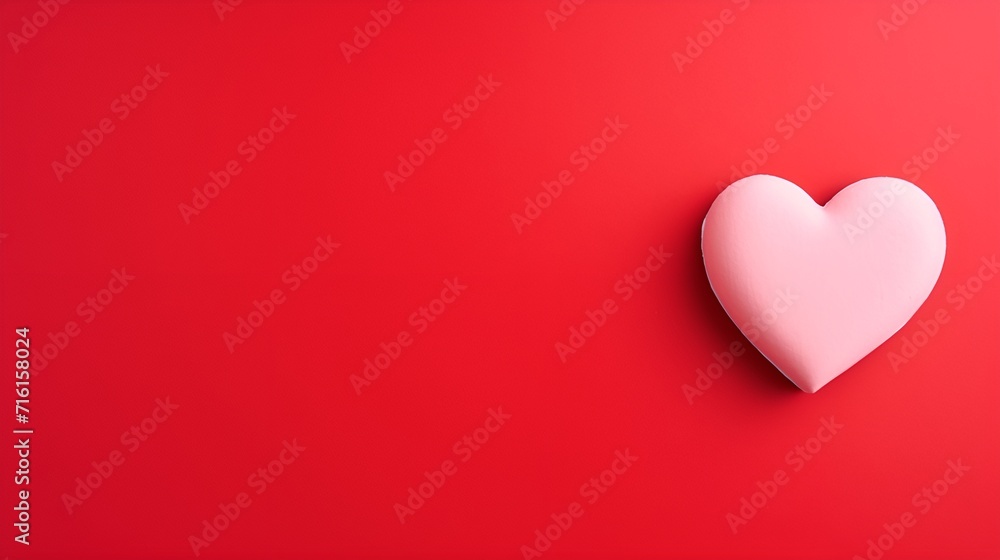 Love, Heart on Plain Background with Empty Space , love, heart, plain background, empty space