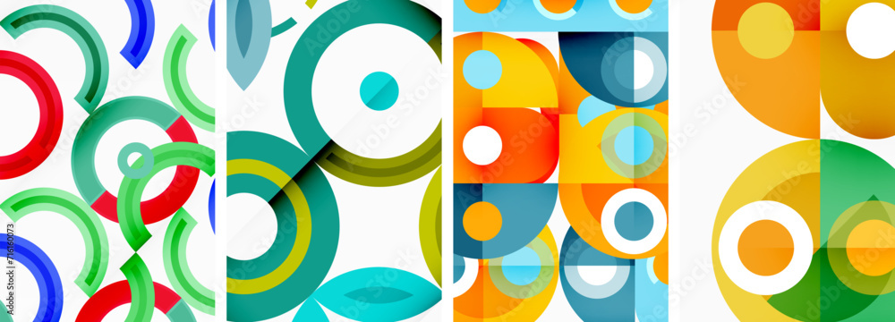 Round geometric elements and circles in background design for wallpaper, business card, cover, poster, banner, brochure, header, website Round geometric elements and circles in background design for wallpaper, business card, cover, poster, banner, brochure, header, website