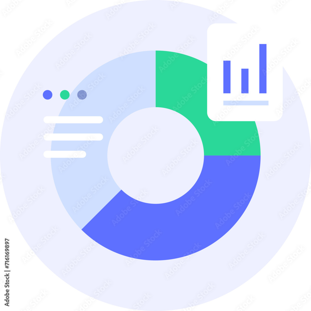 data visualization modern icon illustration data visualization modern icon illustration