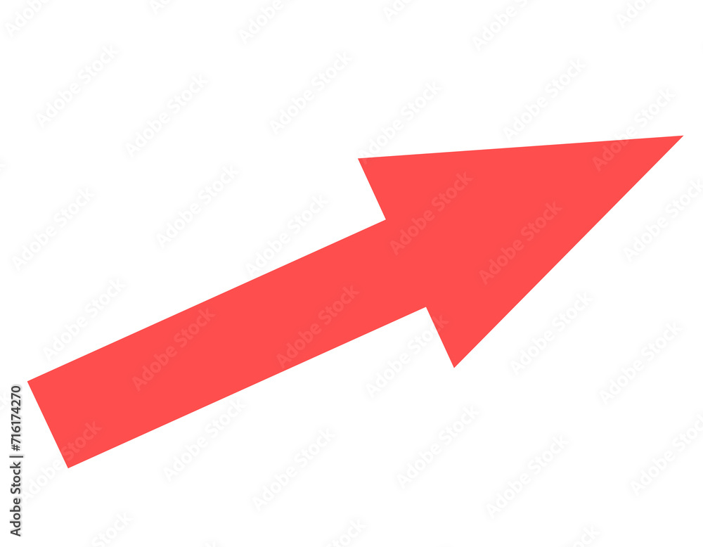 Red arrow road sign colorful. Icons arrow Red arrow road sign colorful. Icons arrow