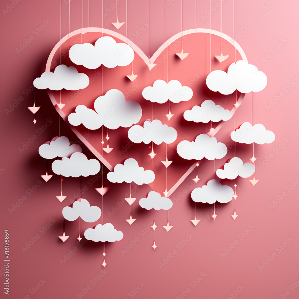 heart shaped cloud heart shaped cloud
