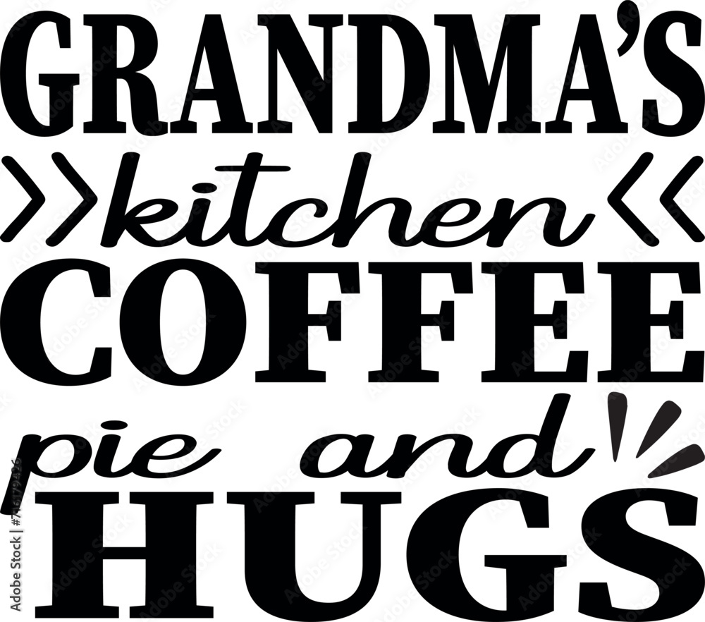 Grandma’s kitchen coffee, pie and hugs